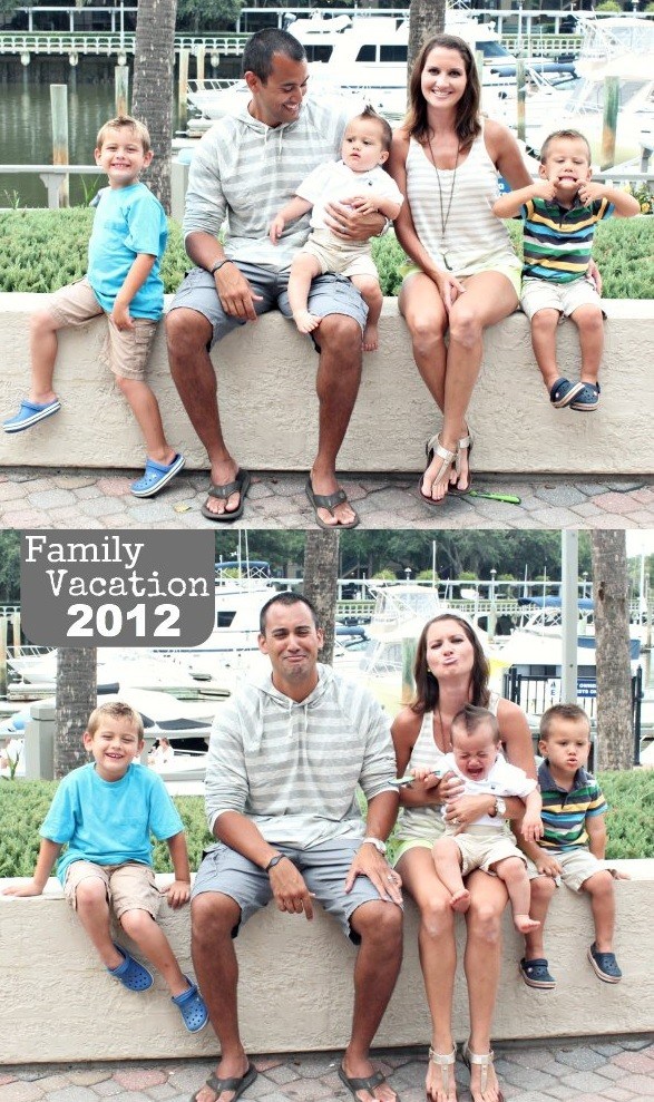 8. The more important the photo, the less likely the younger family members will cooperate