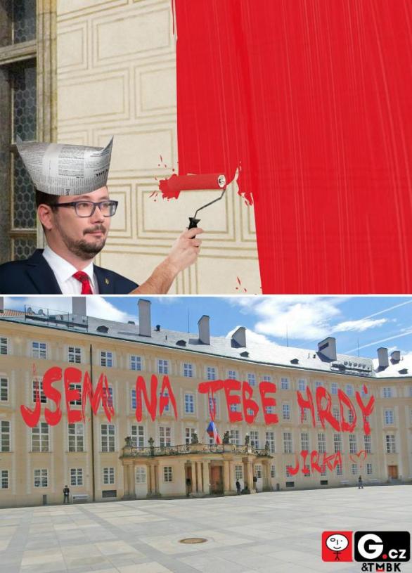 Zemanova úspěšná zdravotní prohlídka Jiřího Ovčáčka přímo nadchla a rozdivočela. Malým gestem vyjádřil panu prezidentovi svou radost