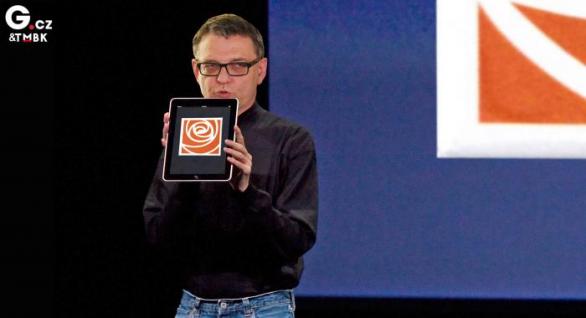 Velký vizionář Zaorálek představuje nové logo ČSSD