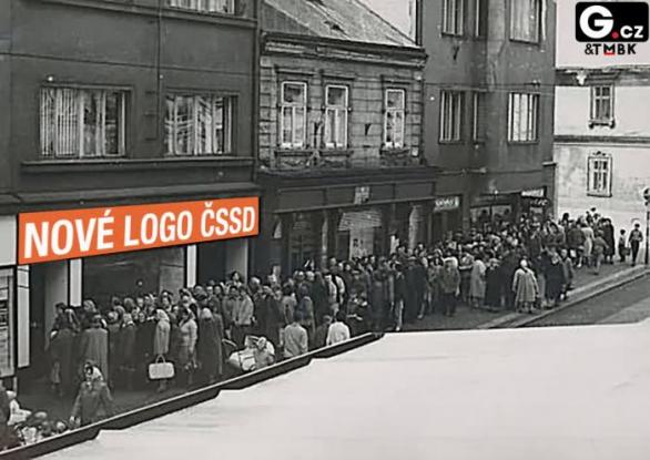 O nové logo je mezi lidmi takový zájem, že se na něho musí stát několikadenní fronty