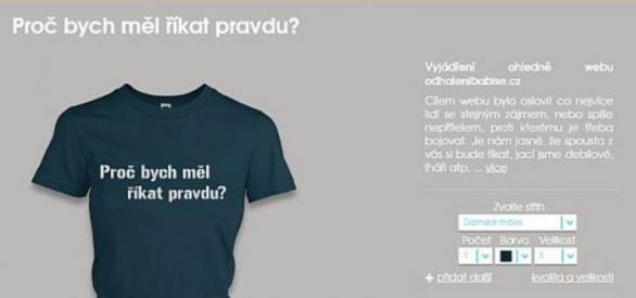 Na Babiše žádnou špínu nemáme, ale můžete si koupit tričko. Tenhle trapas vejde do dějin špatného marketingu.