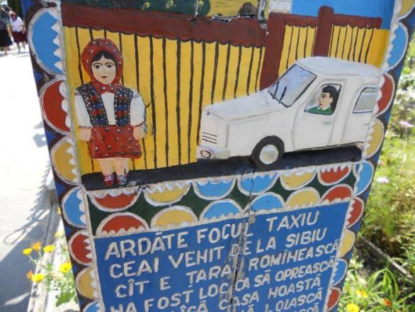 Náhrobek holčičky, kterou srazilo auto