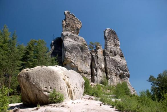 Skalní město Skalák v geoparku český ráj