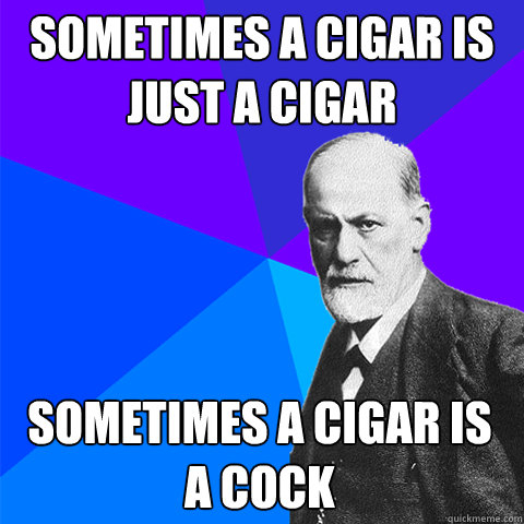 Freud: &quot;Někdy je hokejka penis&quot;.