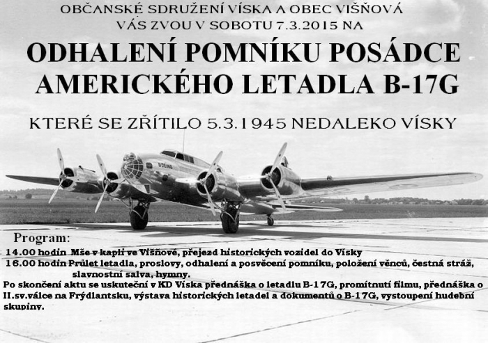 Stroj, s nímž se sem Američané zřítili, sice nesl typové označení „F“, ale jejich ‚domácí stroj‘, který zanechali v Anglii, bylo novější ‚géčko‘. 