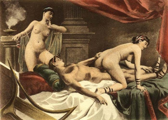 Edouard-Henri Avril, Žena v pozici nahoře, 1906