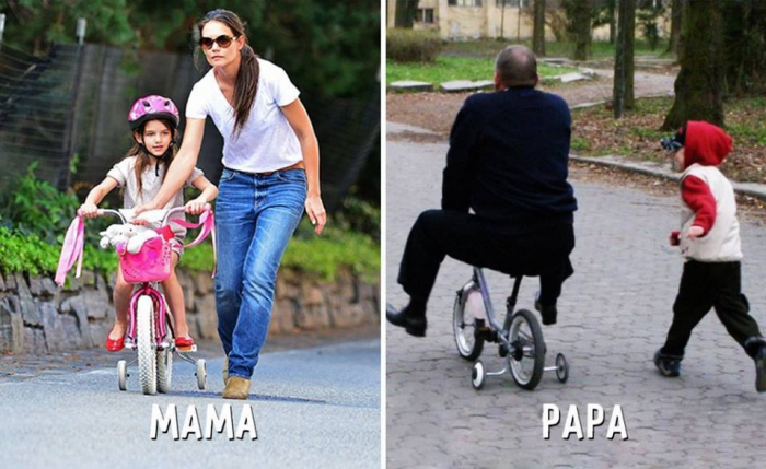 Tatínku, už ti to jde docela dobře!
