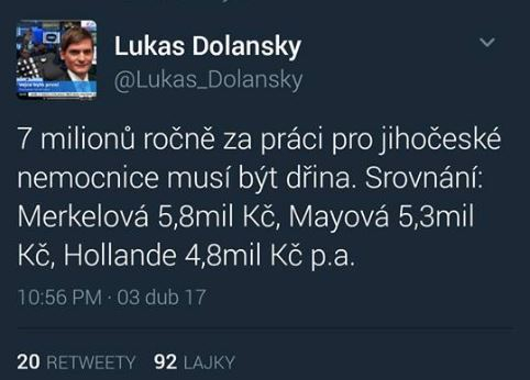 Jak mnozí upozorňují, Zimolův zaměstnanec a ředitel jihočeských nemocnic Martin Bláha, který mu staví chatu, si vůbec nežije špatně.