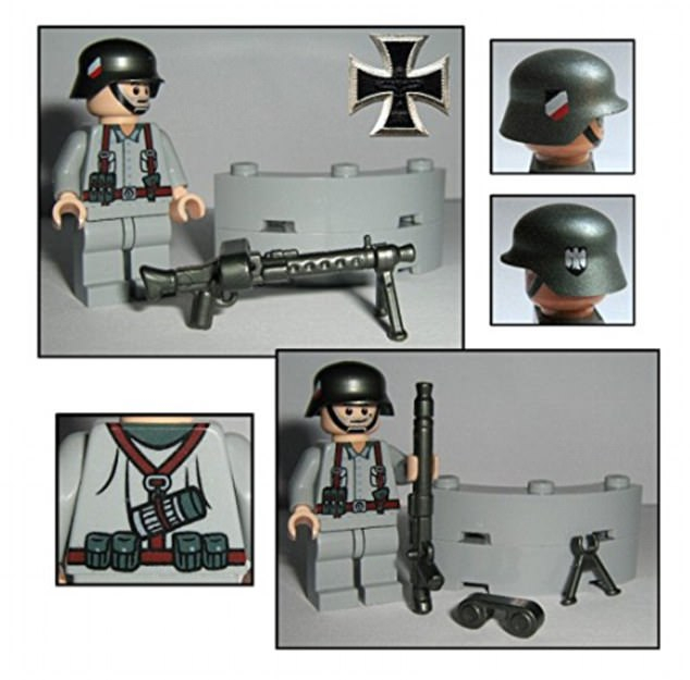 Německý fanoušek Třetí říše vyrobil a prodával speciálně upravené LEGO figurky.