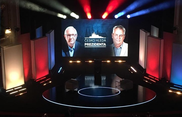 První duel Zeman – Drahoš proběhl na Primě pod moderátorským dohledem Karla Voříška, oproti debatě na České televizi šlo o estrádu