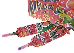 Melody Pops. Pamatujete? Tyhle flétničky hrály jenom do doby, než jste jim ukousnuli zobáček. 