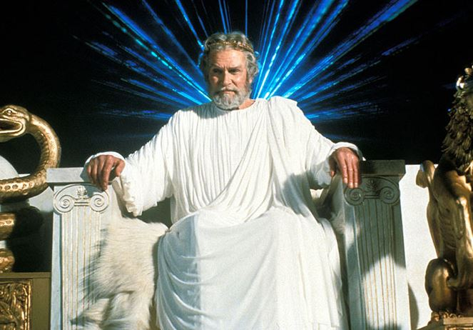 Souboj titánů (1981) - Laurence Olivier jako Zeus.