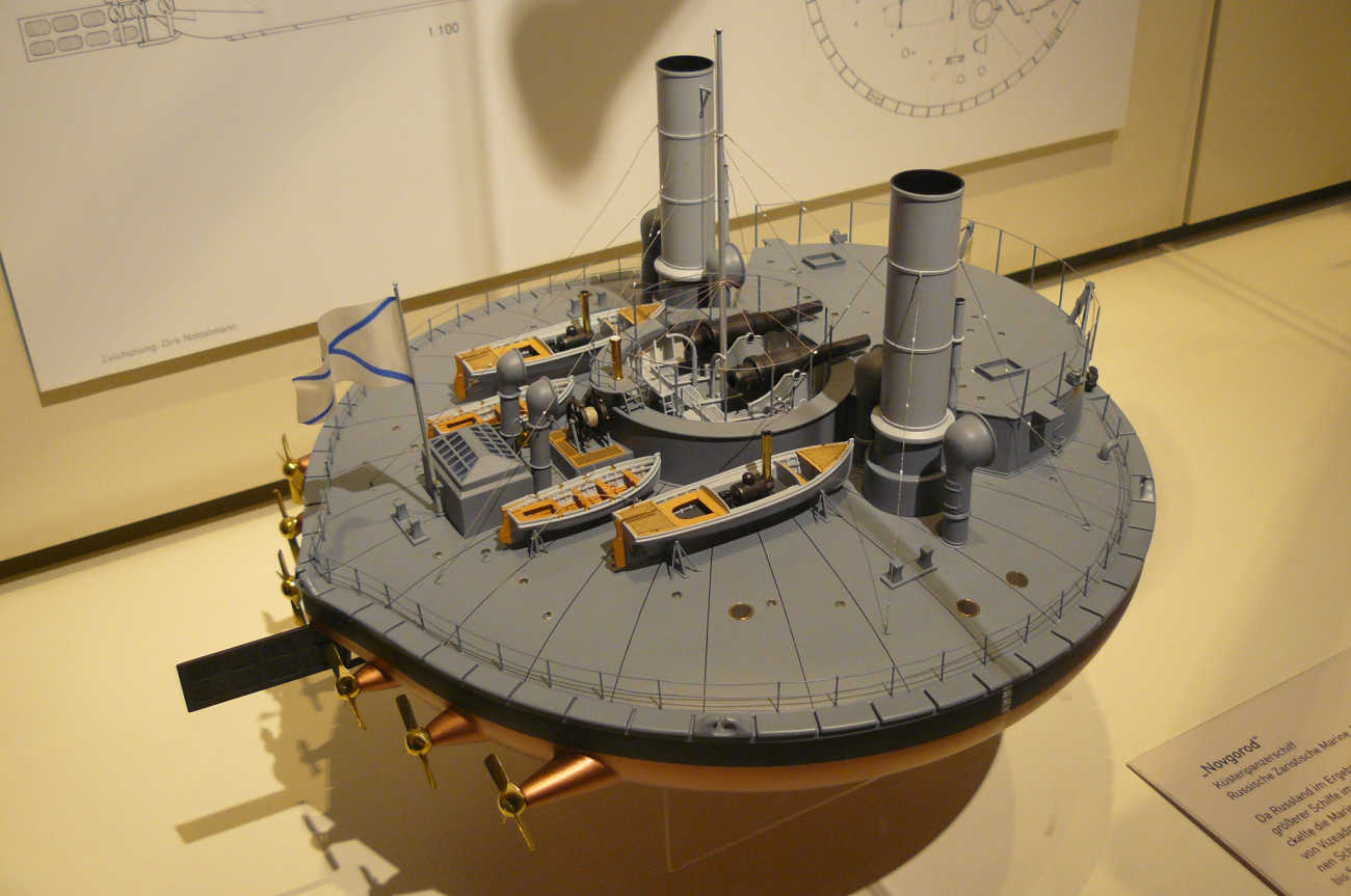 Model Novgorodu (muzeum Hamburg)