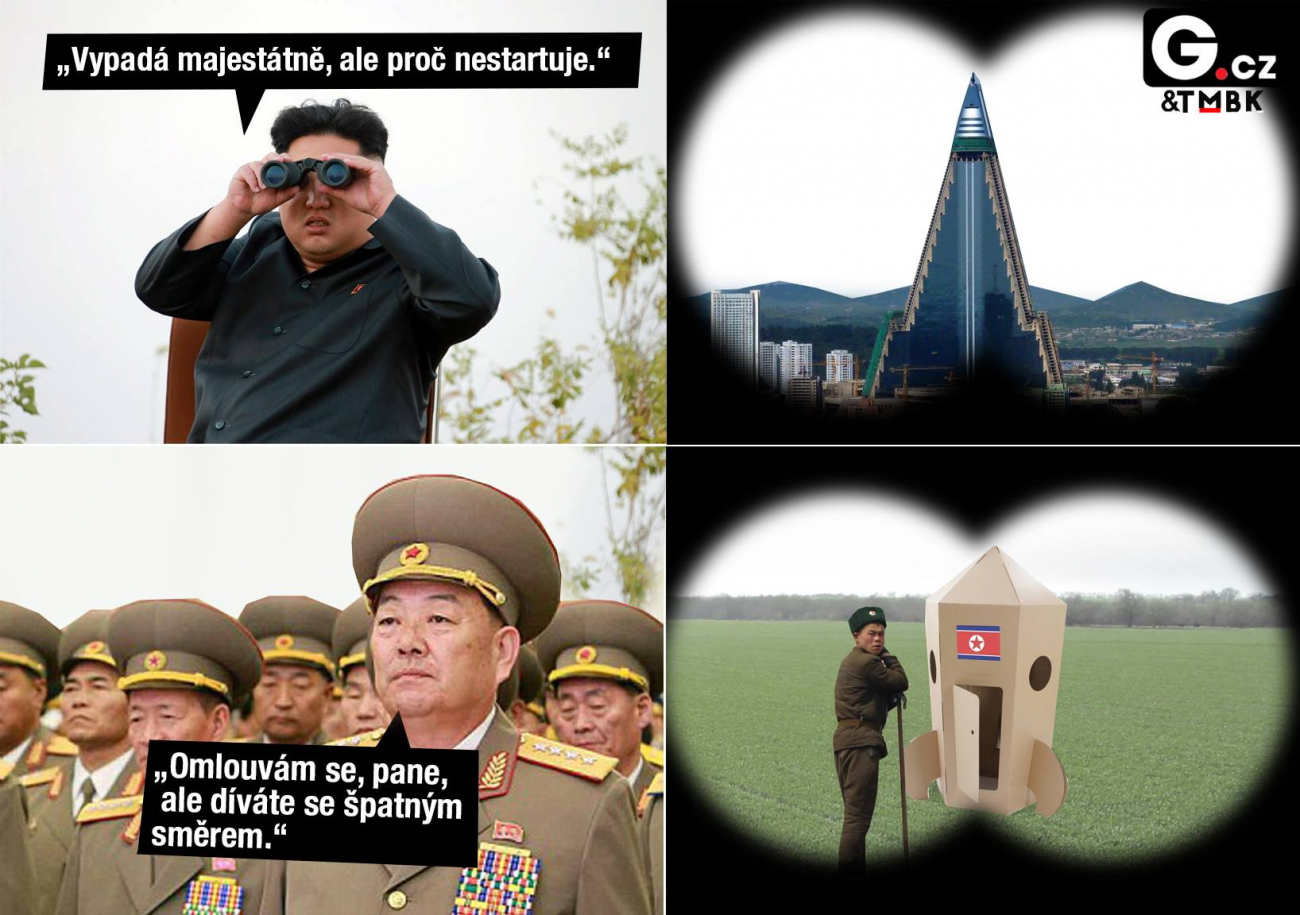 Zkoušky balistických raket nejsou nikterak opulentní. Co postrádají na účinku, to dohání Severokorejci nadšením