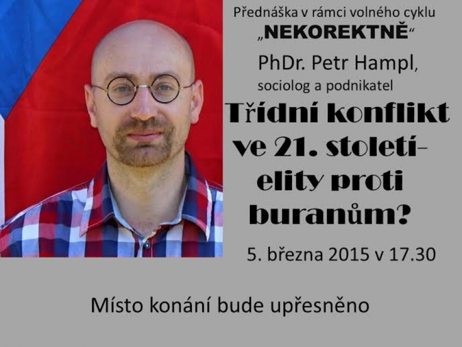 Petr Hampl se vedle sociologie věnuje také marketingu. V nabídce má i propagační letáky, které mohou vypadat například takhle.