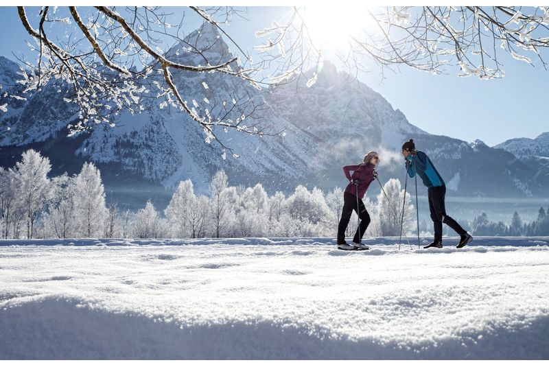 Na běžkách pod Zugspitze