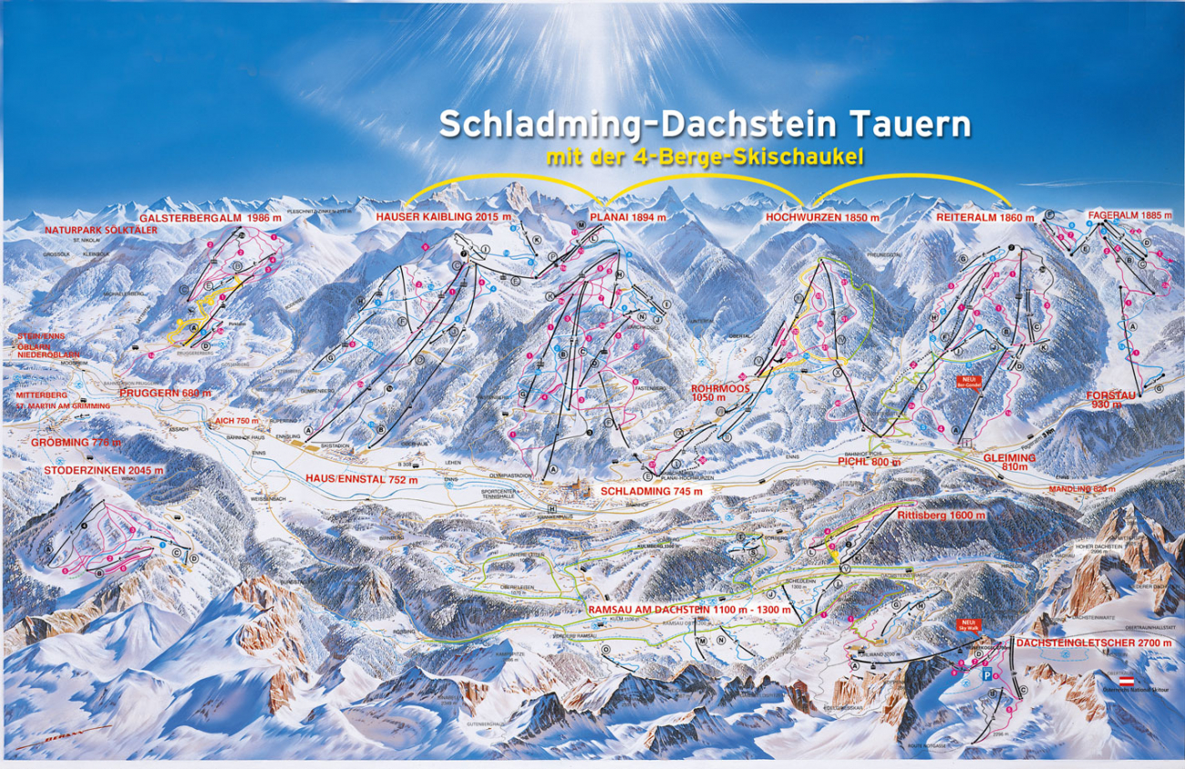 Rakouský Schladming – podle nás nejlepší středisko v Rakousku