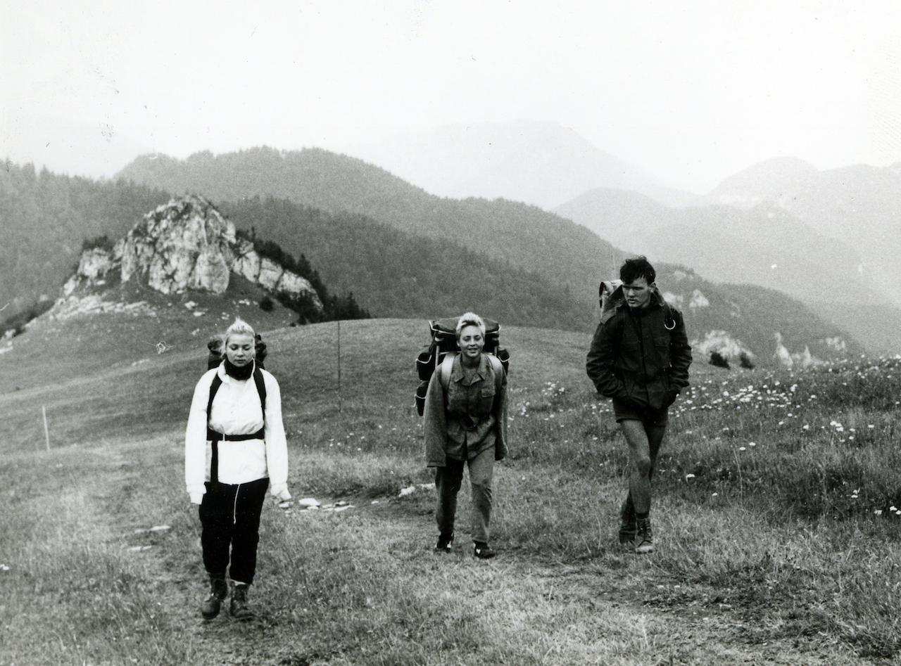 Kdysi dávno kdesi v horách, tak asi v roce 1987. Tehdy se ještě nosily plátěné kletry...