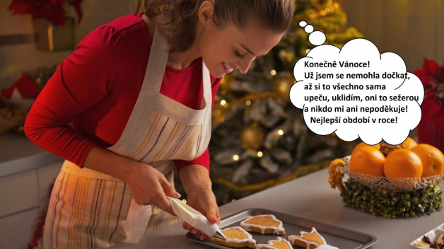 Vánoce jsou pro většinu lidí svátky klidu, pro ženy ale oslavou práce a stresu. A milují to!