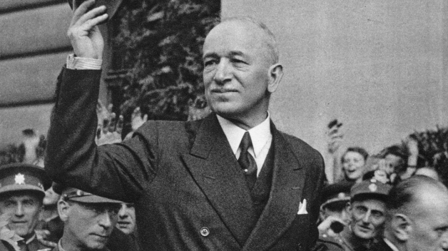 Edvard Beneš v roce 1945.
