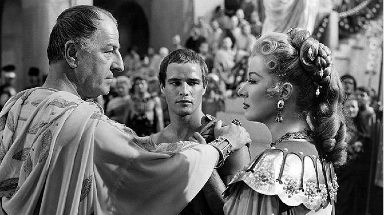 Caesar (vlevo) ve filmovém zpracování z roku 1950. 