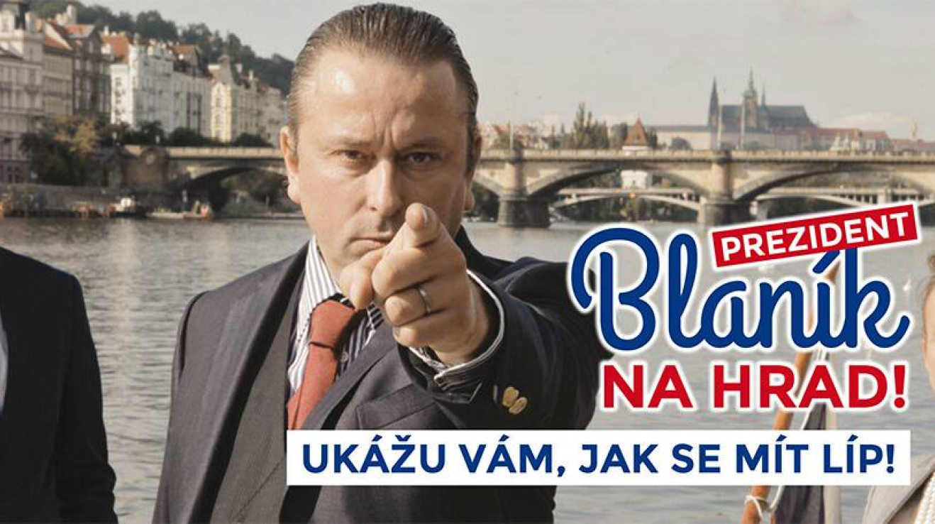 Do kin jde film Prezident Blaník, založený na populárním seriálu.