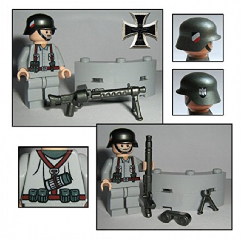 Německý fanoušek Třetí říše vyrobil a prodával speciálně upravené LEGO figurky.