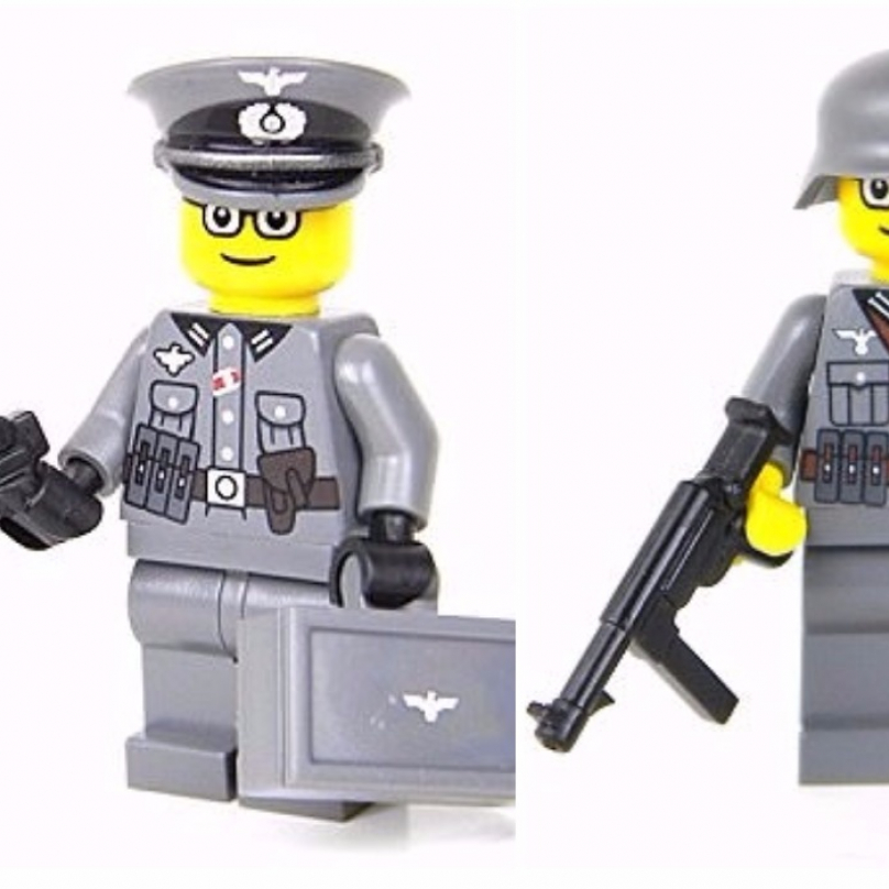 Pešák, nebo oficír? Autor myslel na všechny šarže a typy zástupců nacistické armády..