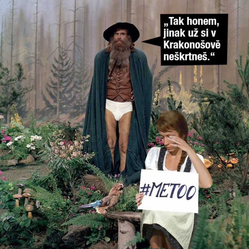 A jak si má Krakonoš jinak vrznout, že za sex ženě něco nabídnout na oplátku?