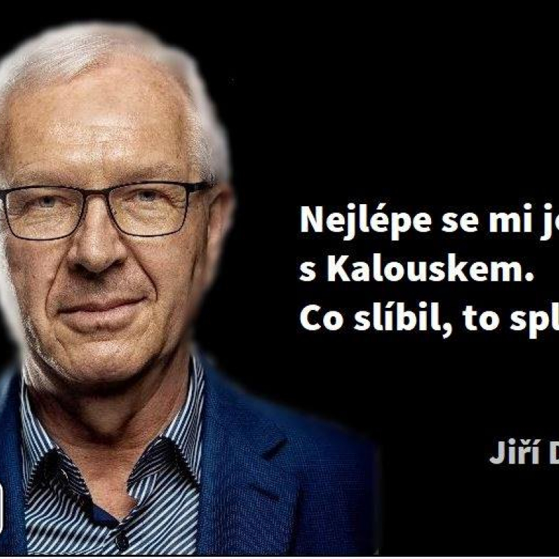 Lež, ve které Jiří Drahoš chválí Miroslava Kalouška je vytržena z kontextu a  citát má jiný význam než se zdá.