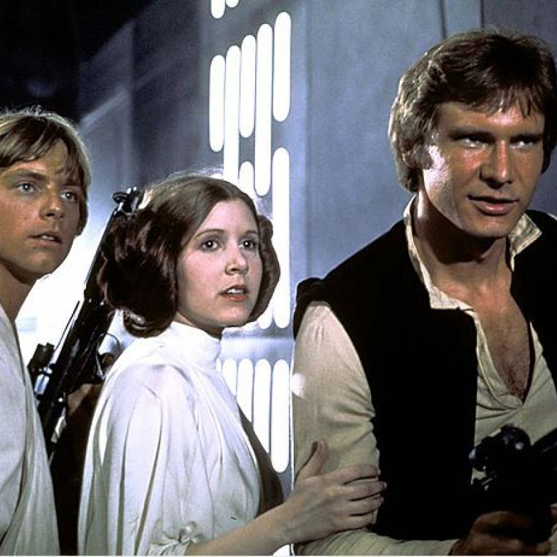 Star Wars: Epizoda IV - Nová naděje (1977) - tímto snímkem odstartovala jeho hvězdná sláva.