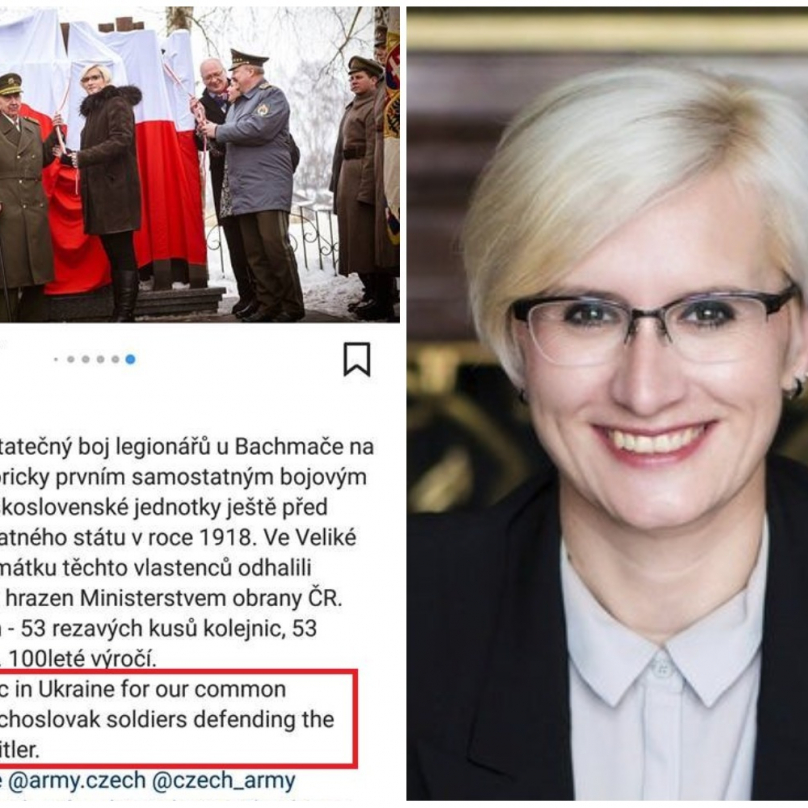 Karle Šlechtové se na Instagramu podařil pořádný přešlap, od ministryně obrany by tohle jeden fakt nečekal.