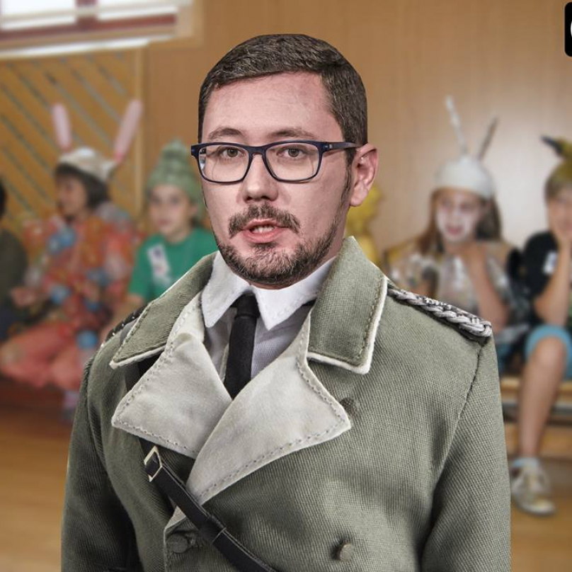 Jako Himmlerův dvojník se Ovčáček jistě někde upíchne