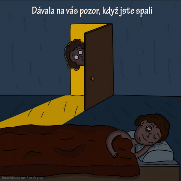 5) Byla stále na stráži