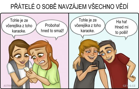 5) Přátelství má být věčné, nenávist pomíjející