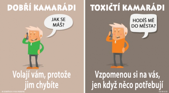 7. Přátelství vs. vychcanost