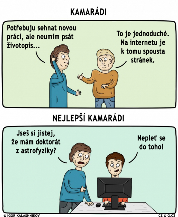 2. Nezištná pomoc nad nejzlatější radu