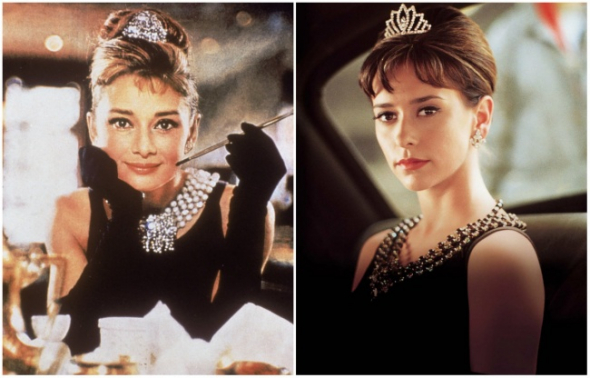 1. Jennifer Love Hewitt jako Audrey Hepburn ve filmu Příběh Audrey Hepburn