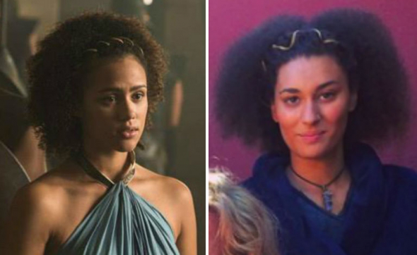 2. Missandei/Nathalie Emmanuel – neznámá herečka