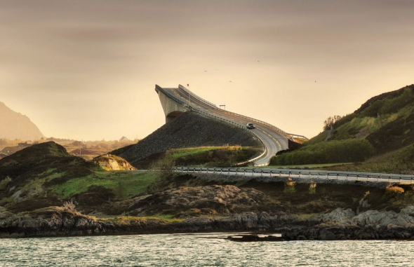 12. Atlantic Ocean Road v Norsku 