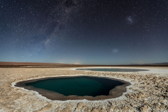 7. Třetí místo (příroda): Lagunas Baltinache, Antofagasta, Chile