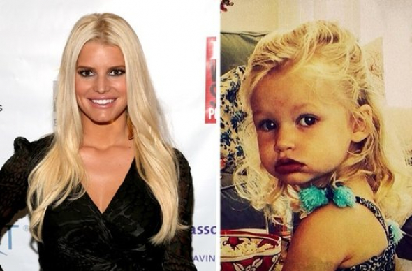 Jessica Simpson a její dcera Maxwell