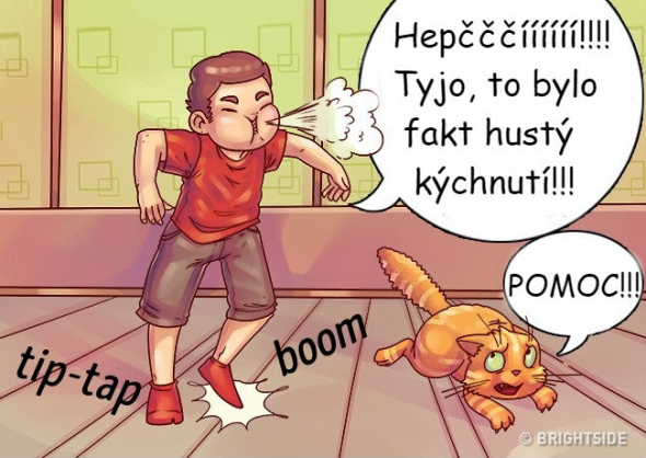 Za poctivé kýchnutí se prostě musíme pochválit, protože to dá pořádnou dřinu!