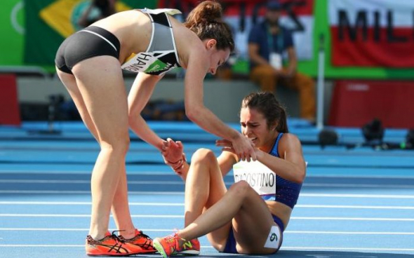 Abbey D&#039;Agostini a Nikki Hamblin, 5000 m