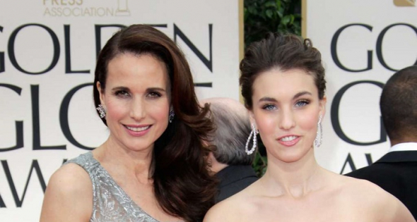 3. Andie MacDowell &amp; Rainey Qualley