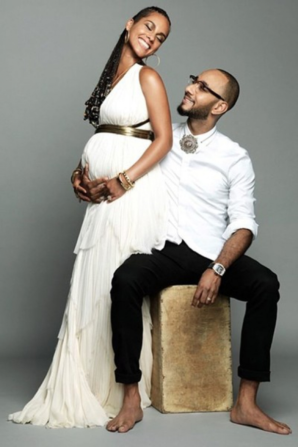 Alicia Keys a Swizz Beatz a jejich druhé mimčo na cestě