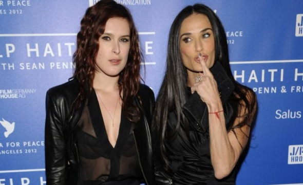 13. Demi Moore &amp; Rumer Willis