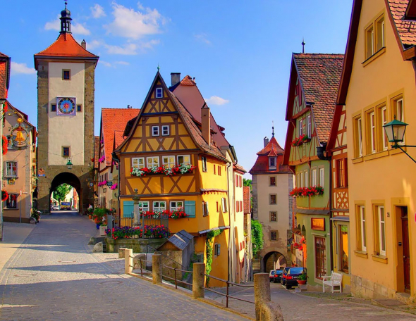 4. Rothenburg, Německo