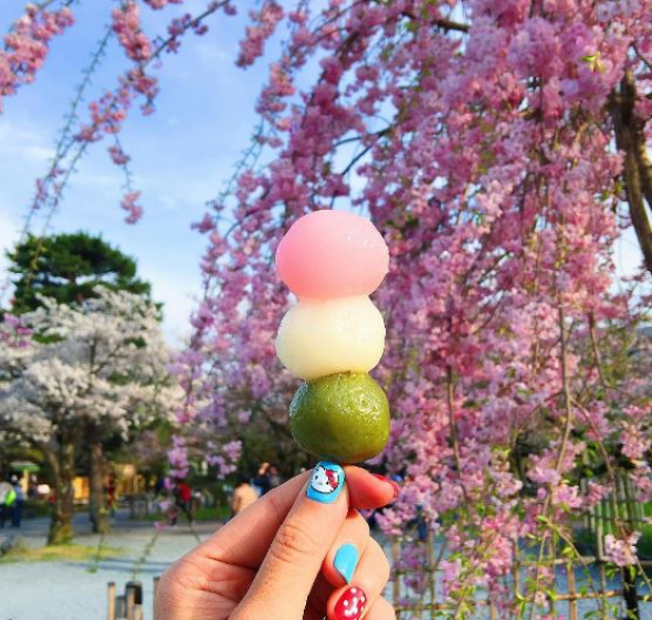 5. Japonské knedlíčky Dango, Kjóto, Japonsko