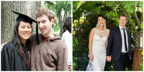 Mark Zuckerberg a Priscilla Chan